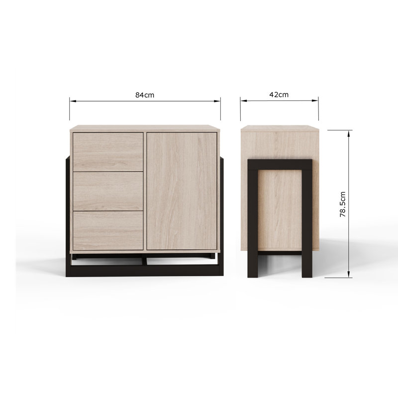Annajo 84cm Sideboard