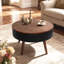 Table basse de 31,5 pouces avec fonction de rangement et plateau de table gravé