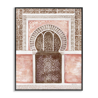 Moroccan Tiled Alcove Framed Giclee Art by Yvette St. Amant