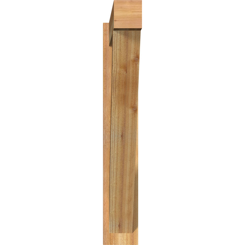 Pavé traditionnel traditionnel, P 38 po x H 38 po, Cèdre rouge de l'Ouest de 6 po (sciage brut)