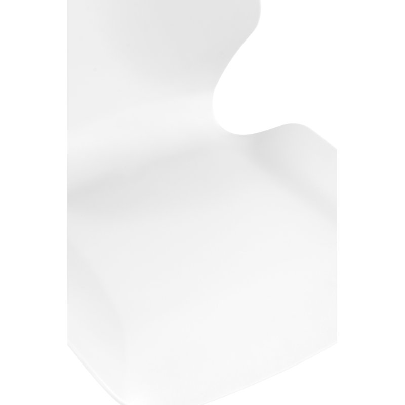 Pair of Aspen Carnaby Kitchen Chairs, Plastic Seat With Black Legs, White