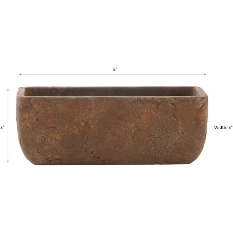 Cavell Pot Planter, Brown