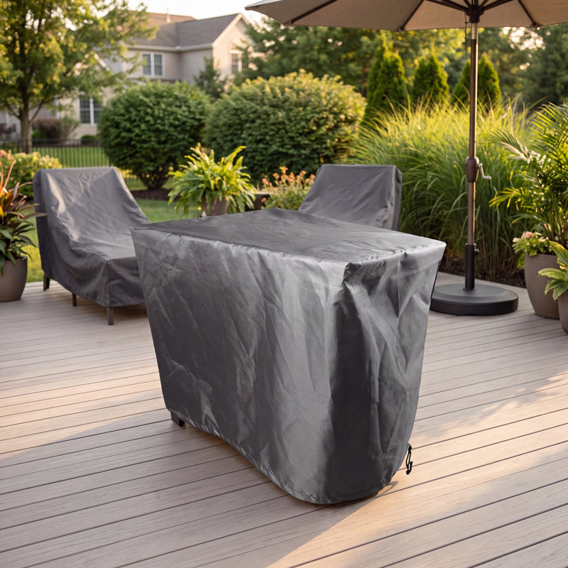 Outdoor Patio Table Cover, 42" H x 80" W x 42" D