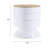 Chasteen Accent Table with Display and Utility Function