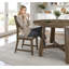 Chaise rembourrée en bois Halden