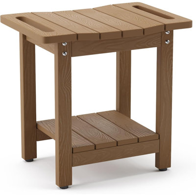 Alban Solid Wood Accent Stool