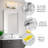 2-Light Modern Bathroom Vanity Light-480738083