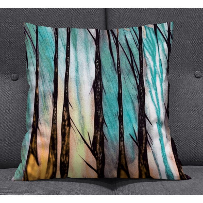 Coussin décoratif, Housse de coussin seulement - sans coussin, H 16 po x l 16 po