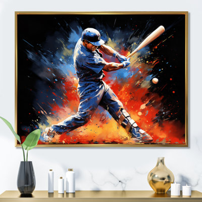 Baseball Swing Of Emotion II - impressions sur toile