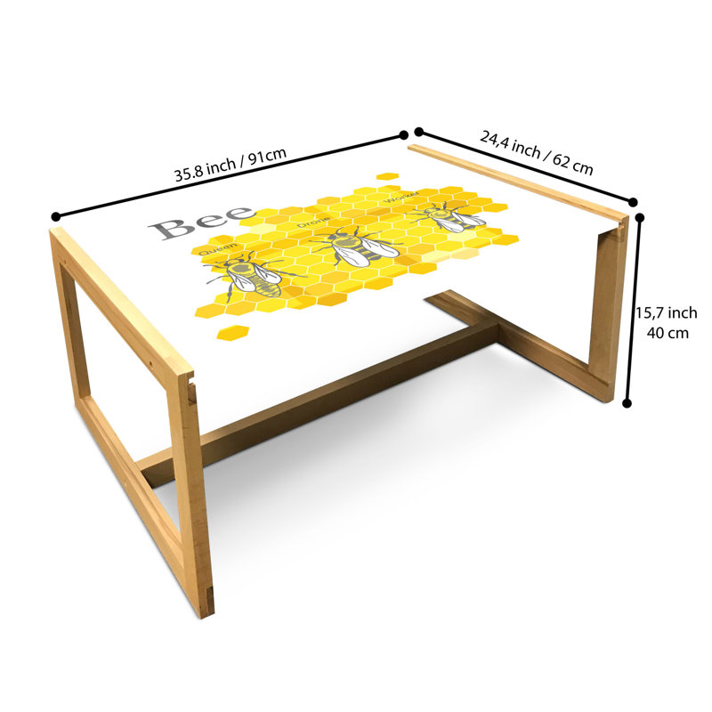 Jaimin Sled Coffee Table, 40cm H x 91cm W x 62cm D
