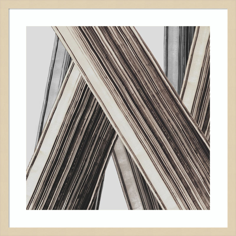 «Bold Impressions II» par Jacob q, impression sur bois encadrée, H 25 po x l 25 po
