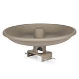 Plastic / Acrylic Single Tier Birdbath