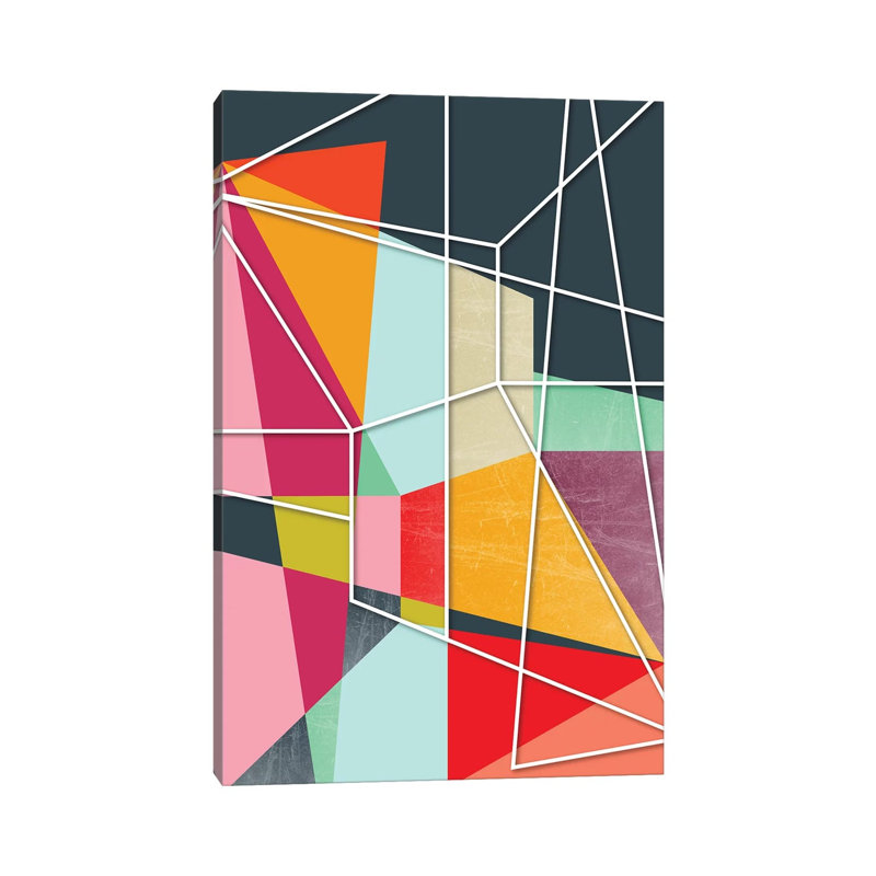 Colour Block V by Susana Paz - Wrapped Canvas Print, 20.32 cm H x 30.48 cm W