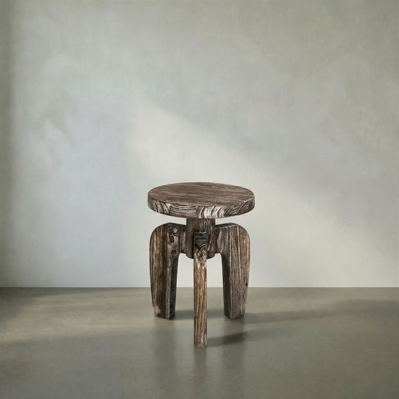 New Solid Wood End Table