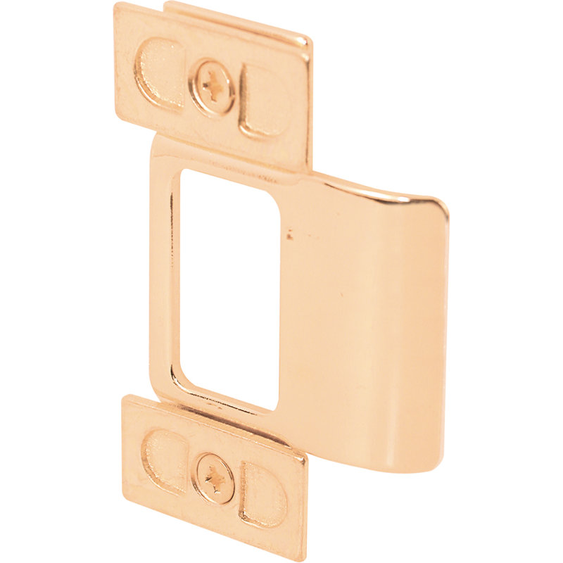 Gâche ajustable plaquée en acier 2-1 / 8 po Prime-Line (paquet simple), H 5,4 po x l 3,7 po x P 0,55 po, Or rose