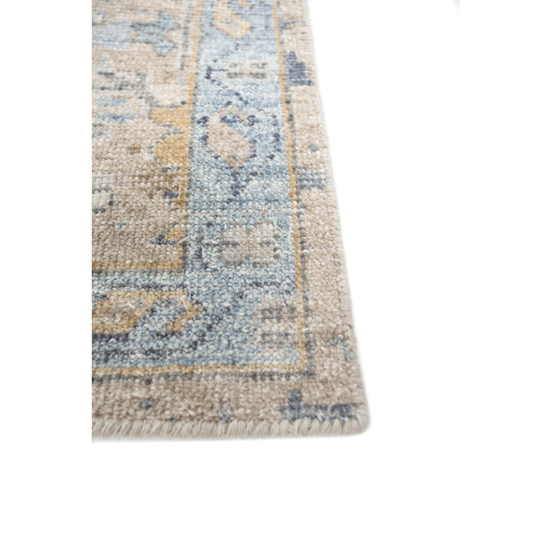 Tapis noué à la main de style rétro Dover