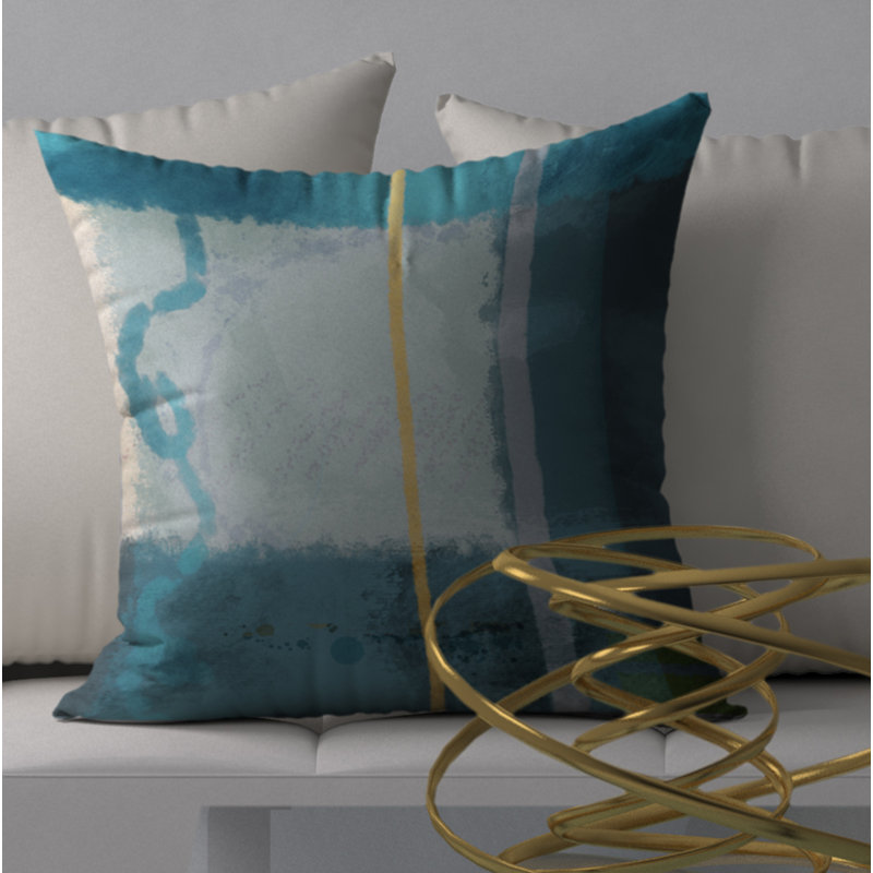 Reversible Throw Pillow, 24" x 24"