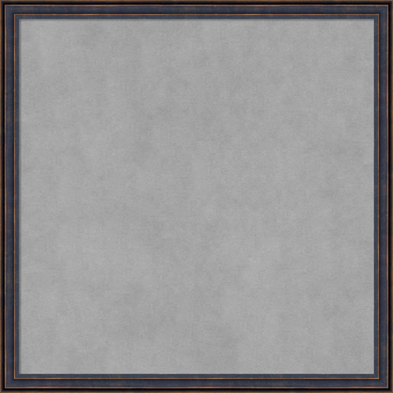 Tableau magnétique à cadre arrondi bronze foncé, H 22 po x l 22 po