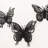3D Metal Butterflies Wall Decor Set - 3 Piece-878142747