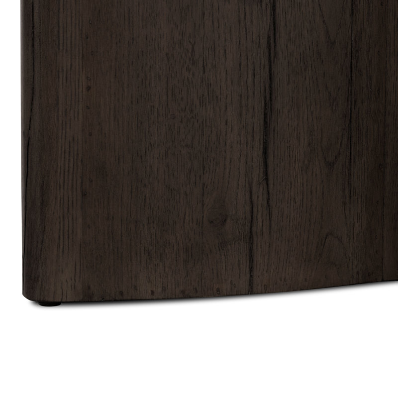 toli End Table - Italian White Marble, White Marble/Smoked Black
