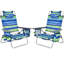 Chaise de plage 2 pièces