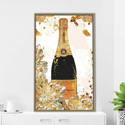 Champagne in Gold (Vertical) par By Jodi - impression