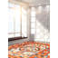 Tapis décoratif en laine de conception unique noué à la main New Age Lahore/blanc cassé/bleu 9 pi x 11 pi 7 po