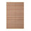 Machine Washable Horizontal Stripes Brown Area Rug