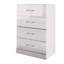 Commode 4 tiroirs en blanc-499740426