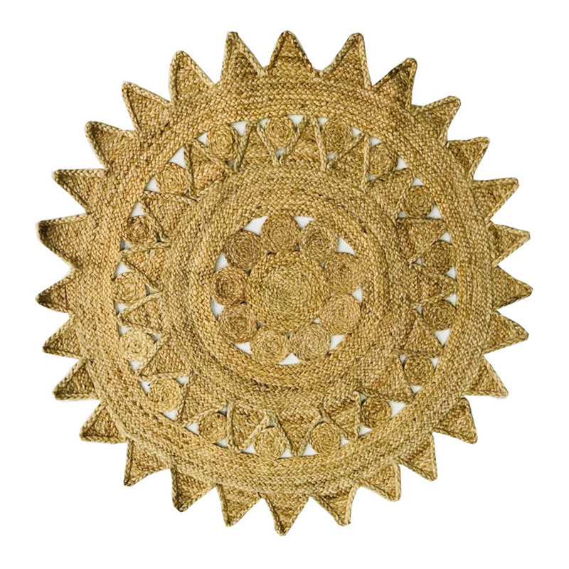 Ronald Oriental Indoor Rug, Round 6'
