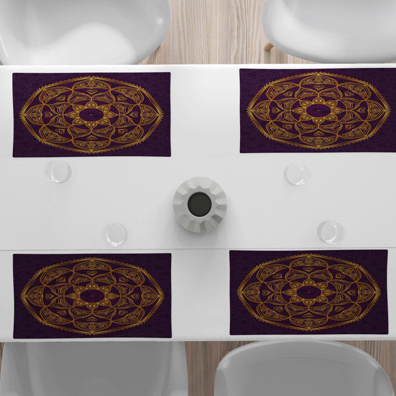 Polyester Geometric Rectangle Placemat