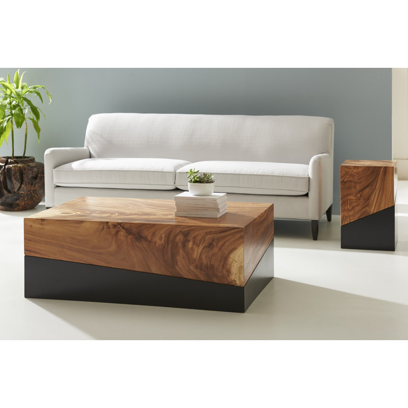 Geometry Block End Table