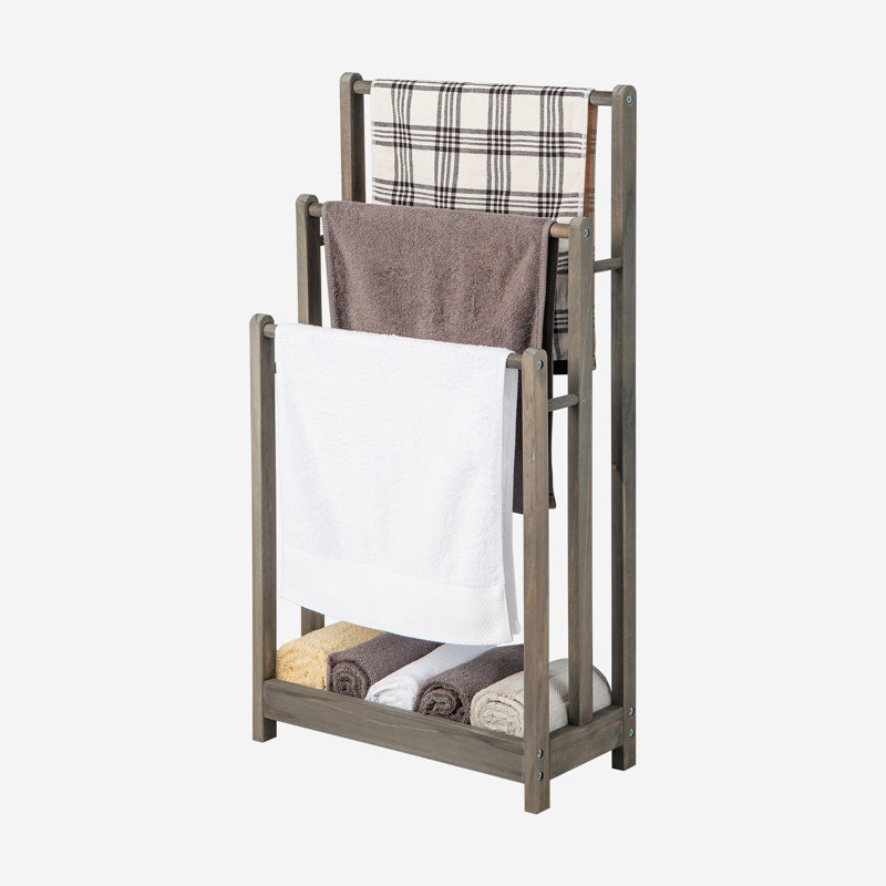 Dormont 45 cm L 1 - Bar Freestanding Towel Stand, Vintage Grey