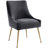 19'' H Velvet Upholstered Metal Parsons Chair-1322090724-1340082582