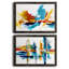 Captive Color II - ensemble de 2 peintures sur toile encadrées-122115309-122115322