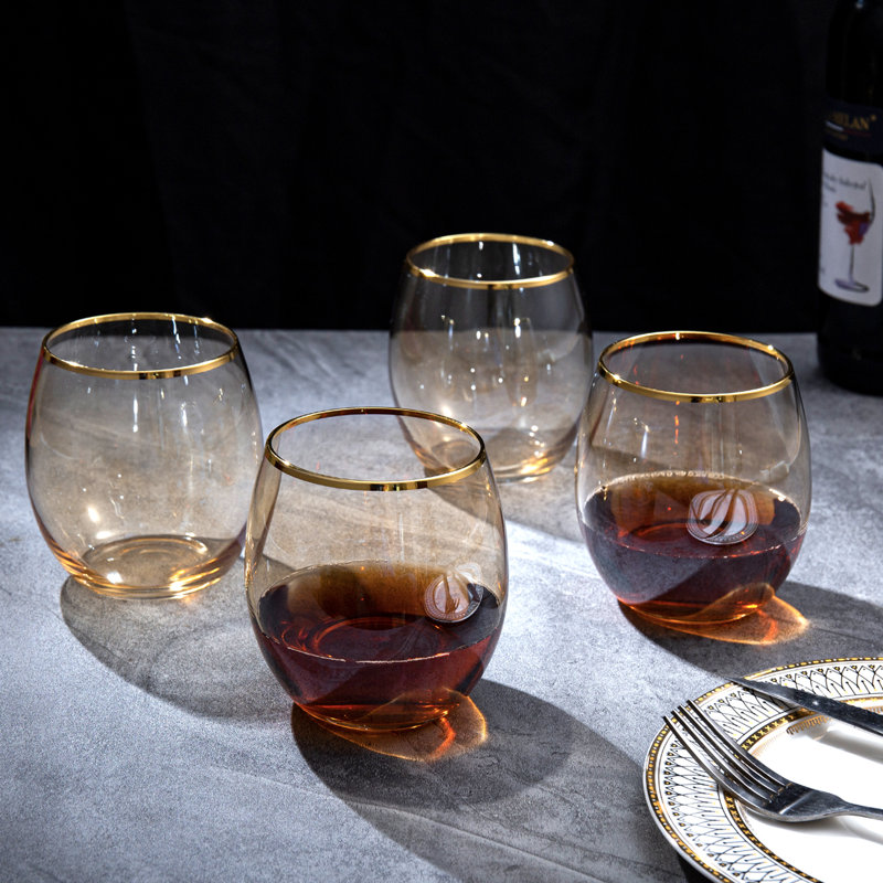 4 Piece 414ml Wine Glass Set