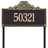 Villa Nova 1-Line Lawn Address Sign