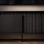 YASUMI two-door TV cabinet, matte black-182851274