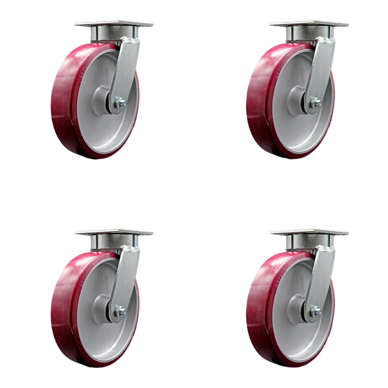 Poly sur roulettes en aluminium