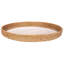 Plateau de repose-pieds rond 19 po avec insert en verre-119356155-119356160