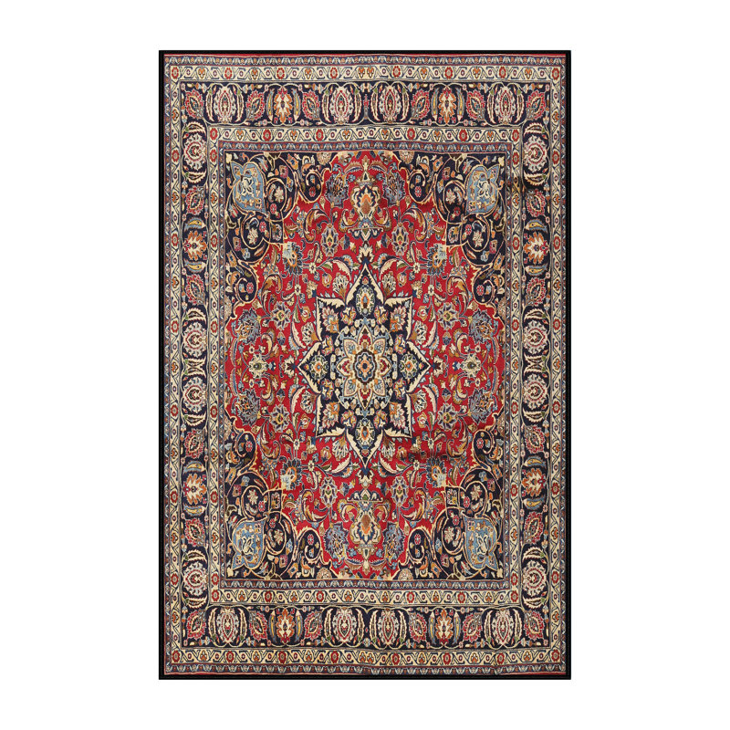 Tapis brun à motif oriental, Rectangle 2 pi x 5 pi