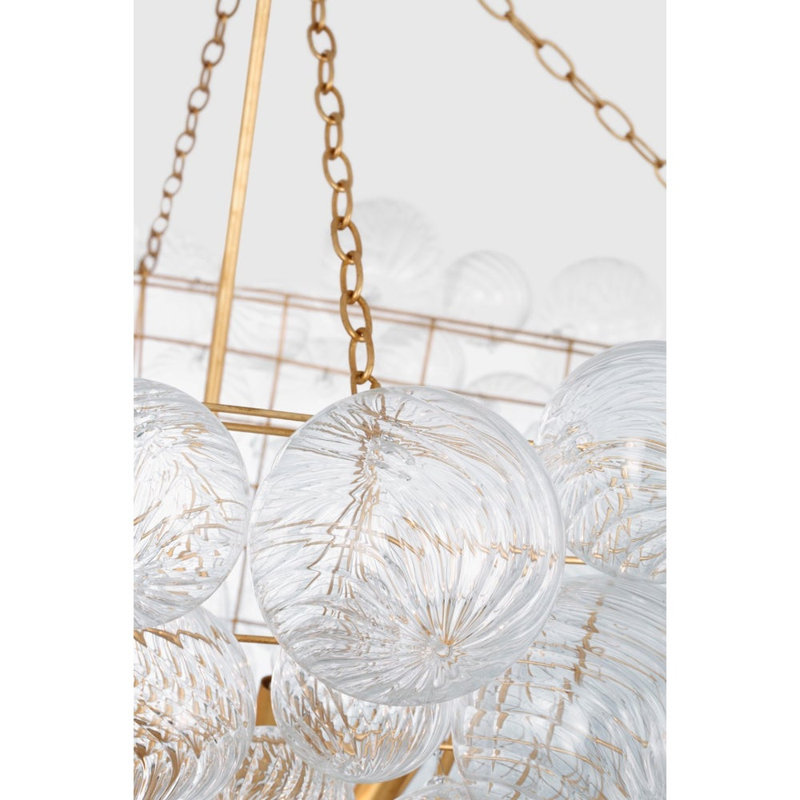 Talia 16 - Light Chandelier, Gild