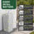 Good Ideas 50 Gallons Plastic Drainable Dual Overflow Planter Rain Barrel-27899314