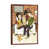 Classic Brown Wood Floater Framed