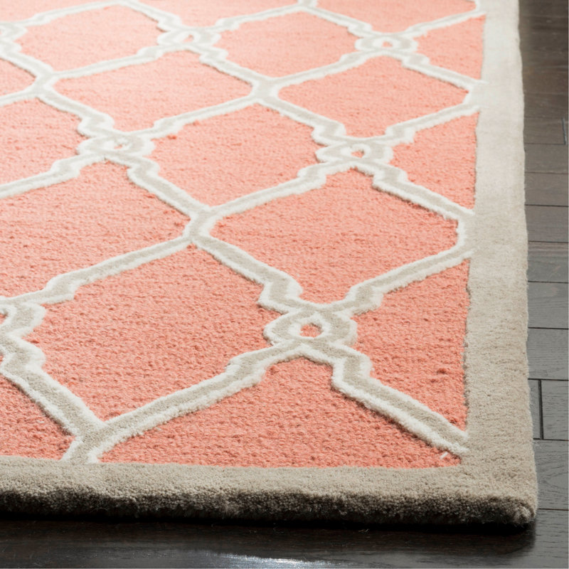 Tapis en laine touffeté à la main Cannen, Carré 6 pi