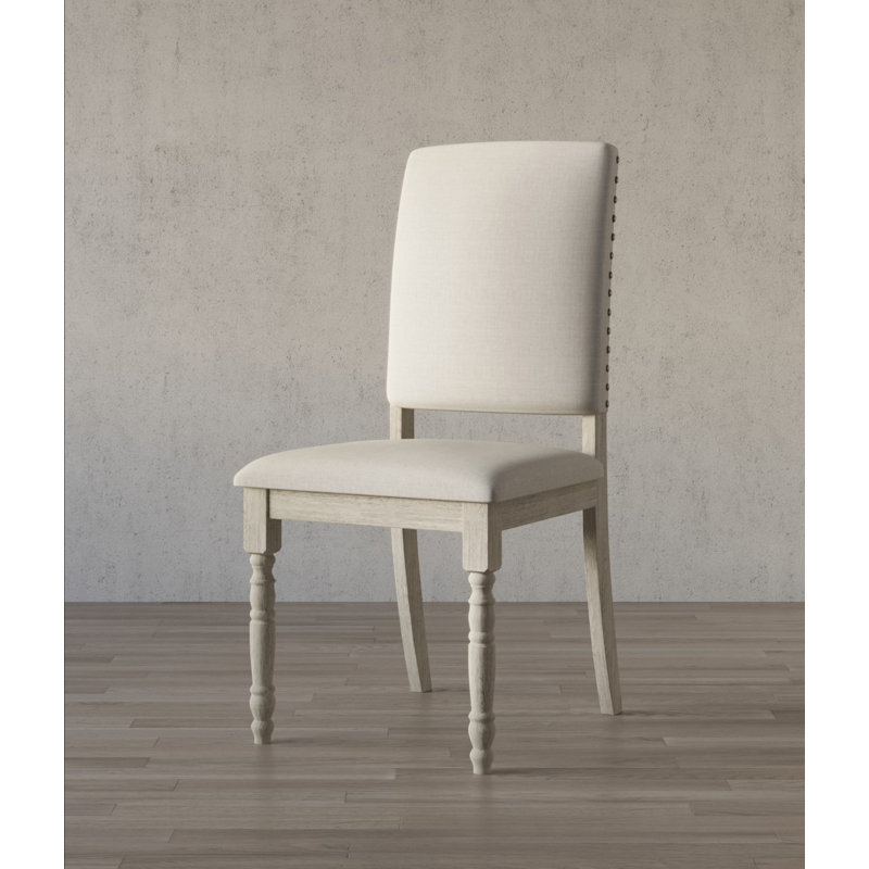 Chaise de salle à manger Uribe Wygant en gris chaud (ensemble de 6)