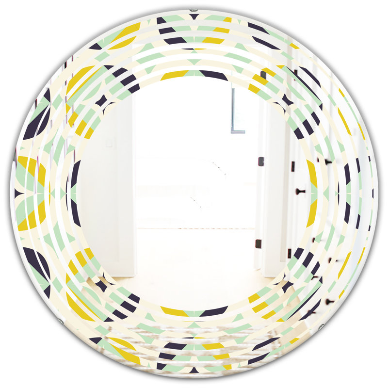 Miroir mural Diamond V Wave, 23,6 po x 23,6 po