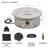 Scottsdale 40" Round Stone Propane Fire Pit Table By Real Flame