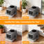 XL Stainless Steel Cat Litter Box, Metal Litter Box with High Sides Lid, Non-Stick Leak-Proof Tray, Anti-Slip Rubber Bottom, Easy to Clean, Includes Litter Scoop – Deep, 60x40x38.5CM-200818618