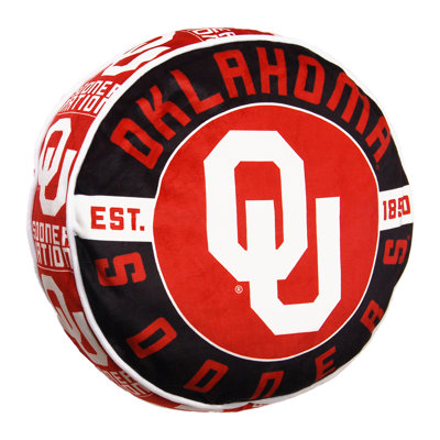 NCAA Collegiate Travel Cloud Pillow, College Team Decor, 15 Inches